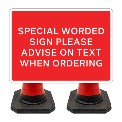 Hangman Sign Plate - Special - 1050 x 750mm