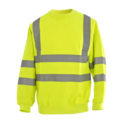 Q-Flame FR AS Arc 4kA Hi-Vis Long Sleeve Yellow Sweatshirt