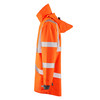 Leo Clovelly 15K Waterproof Breathable Rail Hi-Vis Orange Anorak