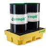Spill Pallet 2 Drum with Grate - Fork Loops