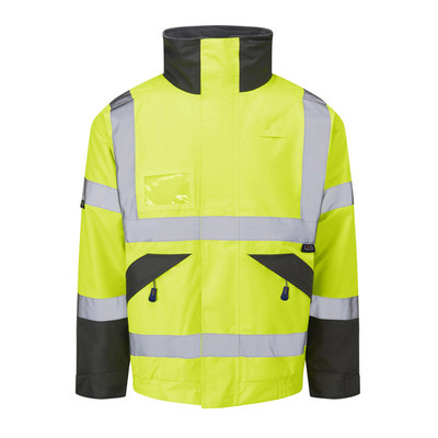 Leo Bickington 4K Waterproof Hi-Vis Yellow Superior Bomber Jacket