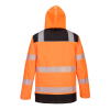Portwest PW367 Waterproof Breathable Rail Hi-Vis Orange/Black 5-in-1 Jacket - 3XL