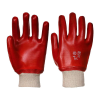 Red Knitwrist Safety Gloves - XL / Size 10