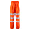 Leo Instow Rail 15K Waterproof Breathable Hi-Vis Orange Cargo Overtrousers
