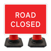 Hangman Sign Plate - Road Closed - 1050 x 750mm