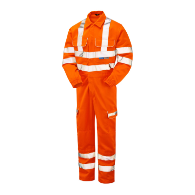Pulsar PR339 Rail Hi-Vis Orange Combat Coverall - S