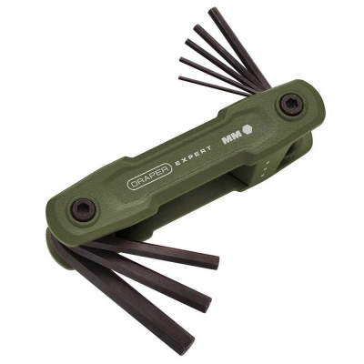 DRAPER Allen Key Set 8 Piece METRIC (Penknife Type)