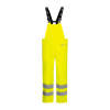 Lyngsoe FR-LR59 FR AS Waterproof Hi-Vis Bib Trousers - Yellow / S