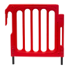 WonderWall DoubleTop Barrier Panel - Red - 1m