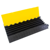 Cable and Hose Protection Ramp Black / Yellow - 5 Channel - 900 x 500 x 55mm