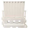 GB2 Barrier Hoarding Panel - White