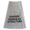 Danger Overhead Structure White Cone Sleeve - 1 Metre