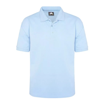 Orn Eagle Premium Short Sleeve Polo Shirt - Sky Blue / L