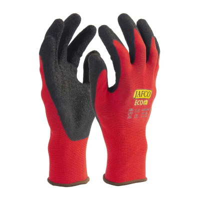 Jafco Eco JFG505 Latex Crinkle Palm Recycled Safety Gloves - Cut Level A - Small / Size 7