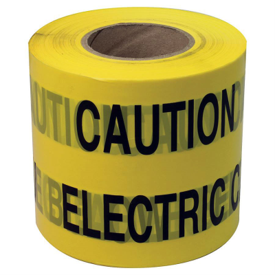 Caution Electric Cable Below Tape - 150mm x 365 Metres