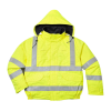 Portwest S773 Bizflame FR AS Waterproof Hi-Vis Yellow Bomber Jacket - XS
