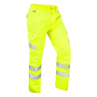 Jafco Hi-Vis Yellow Cargo Trousers - Regular Leg / 30"