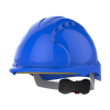 JSP EVO3 Vented Wheel Ratchet Safety Helmet - Blue