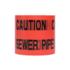Caution Sewer Pipe Below Tape - 150mm x 365 Metres