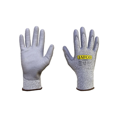 Jafco Lightweight Palm Coated Safety Gloves - Cut Level D - Medium / Size 8