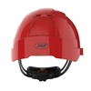 JSP EVOLite Vented Wheel Ratchet Safety Helmet - Red