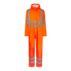 Lyngsoe FR-LR57 FR AS Waterproof Hi-Vis Coverall - Orange / 3XL