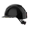 JSP EVOLite Vented Wheel Ratchet Safety Helmet - Black