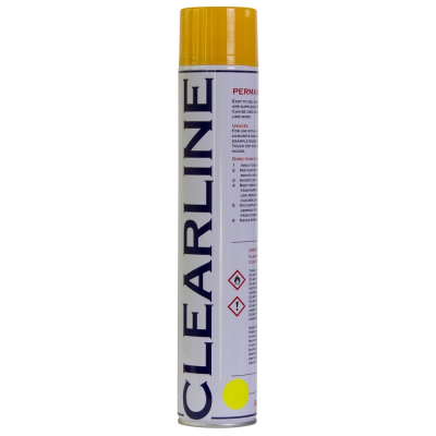 Yellow Permanent Road Marking Spray Paint - 750ml