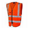 Leo Lynton Rail Hi-Vis Orange Superior Waistcoat (MOQ 5)