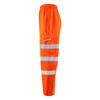Leo Instow Rail 15K Waterproof Breathable Hi-Vis Orange Cargo Overtrousers