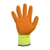 Jafco Fluorescent Yellow Latex Palm Safety Gloves - Medium / Size 8