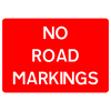 Jazz Sign Plate 300mm Centres - No Road Markings - 1050 x 750mm
