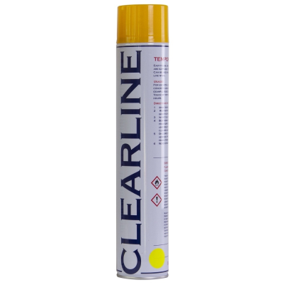 Yellow Temporary Road Marking Spray Paint - 750ml
