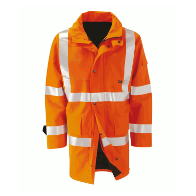 GORE-TEX Amazon Waterproof Breathable Rail Hi-Vis Orange Jacket - S