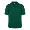 Orn Raven Short Sleeve Polo Shirt - Bottle Green / L