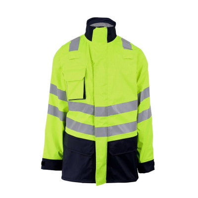 ProGARM 9150 FR AS Arc Waterproof Breathable Hi-Vis Yellow Jacket - S