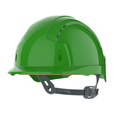 JSP EVOLite Vented Slip Ratchet Safety Helmet - Green