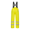 Portwest S780 Bizflame FR AS Waterproof Breathable Hi-Vis Yellow Shell Trousers - XL