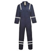 Q-Flame Boiler FR AS Navy Coverall with Reflective Bands