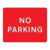 Jazz Sign Plate - No Parking - 600 x 450 x 2mm