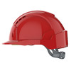 JSP EVOLite Vented Slip Ratchet Safety Helmet - Red