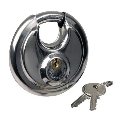 Stainless Steel Disc Padlock - 70mm