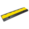 Cable and Hose Protection Ramp Black / Yellow - 3 Channel - 1000 x 300 x 50mm