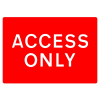 Jazz Sign Plate 300mm Centres - Access Only - 1050 x 750mm