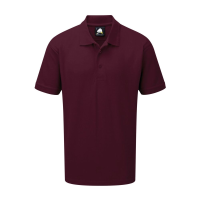 Orn Eagle Premium Short Sleeve Polo Shirt - Burgundy / 3XL