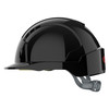 JSP EVOLite Vented Slip Ratchet Safety Helmet - Black