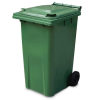 Plastic Green Wheelie Bin - 240 Litre