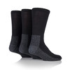 Workforce Cushioned Black Safety Boot Socks - Pack of 3