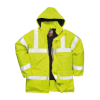 Portwest S778 Bizflame FR AS Waterproof Hi-Vis Yellow Jacket - XS