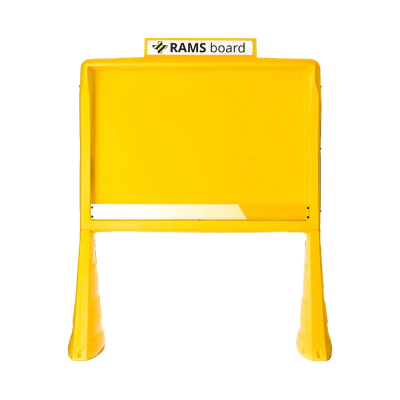 RAMS Site Noticeboard - Yellow